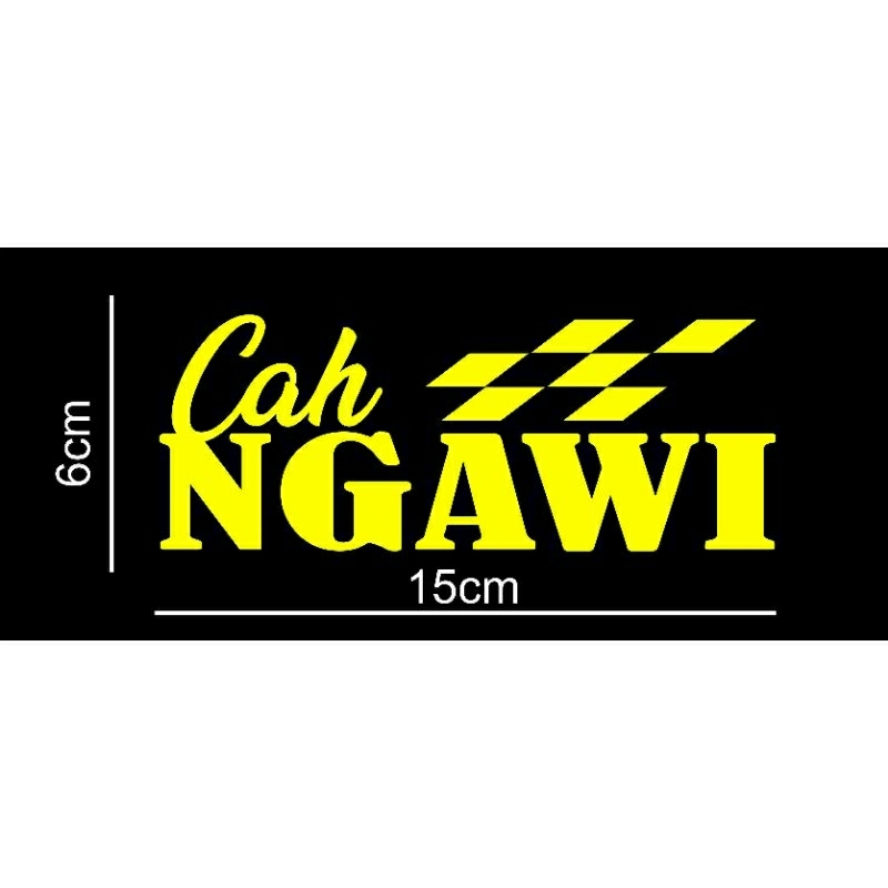 stiker cah Ngawi