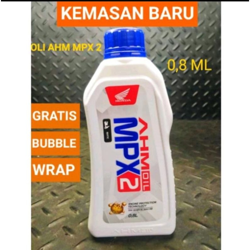 OLI MPX 2 Matic kemasan terbaru original ahm honda ahm oli