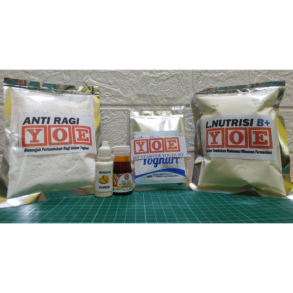 

Paket Pembuatan Yogurt dengan Lactose Pro B+ "Tekstur yogurt padat" + Anti Ragi