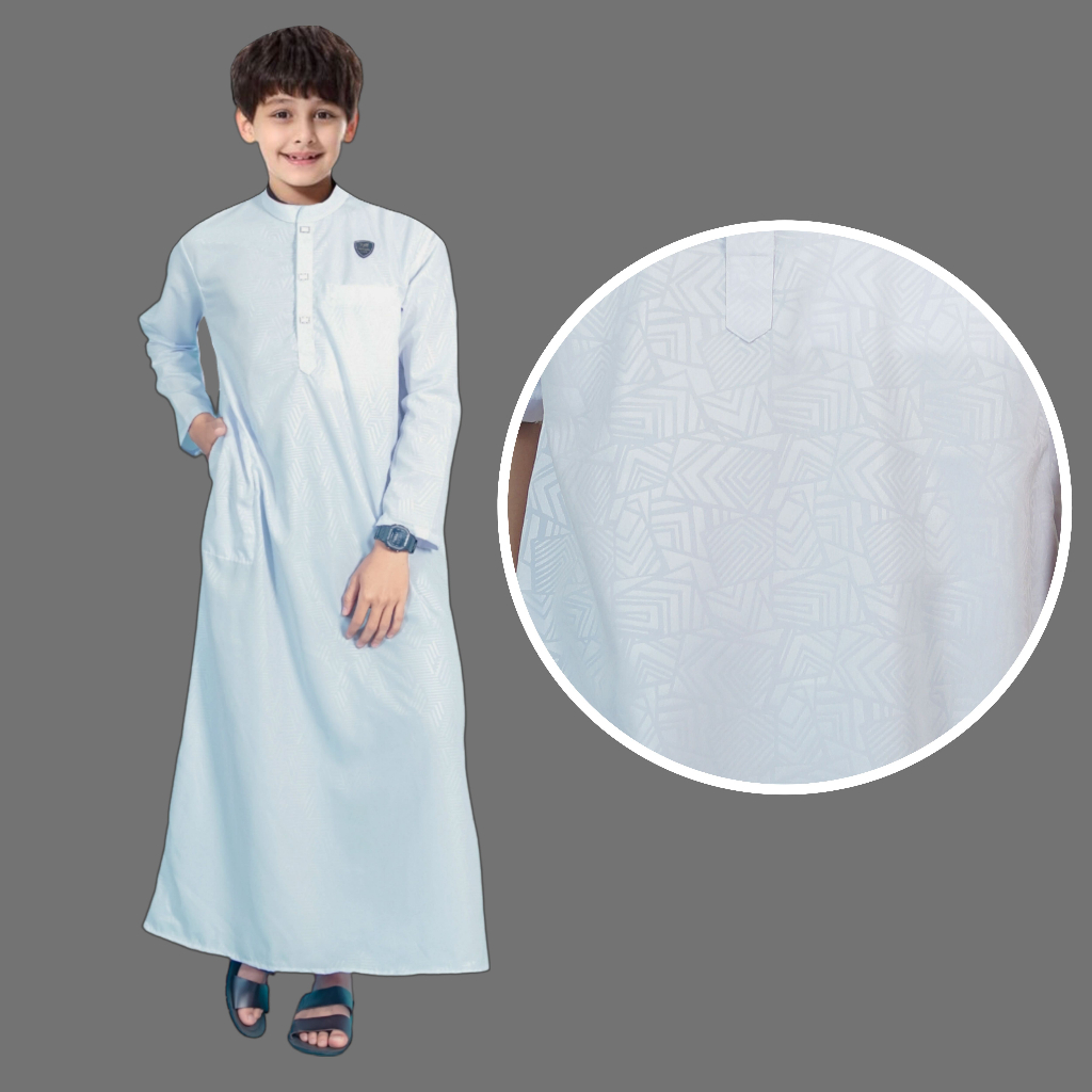 AL-HABIB/gamis anak KATUN EMBOS laki laki usia 1-14 tahun/kurta arabic anak/koko anak/jubah anak premium/gamis anak laki laki