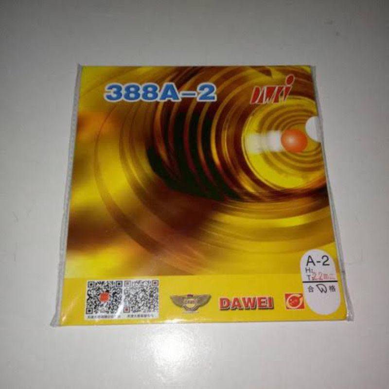 KARET TENIS MEJA DAWEI 388A-2 ORIGINAL