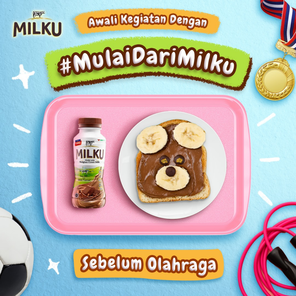 Milku / Susu UHT/ Susu Premium/ Susu Belgian/ 200ml