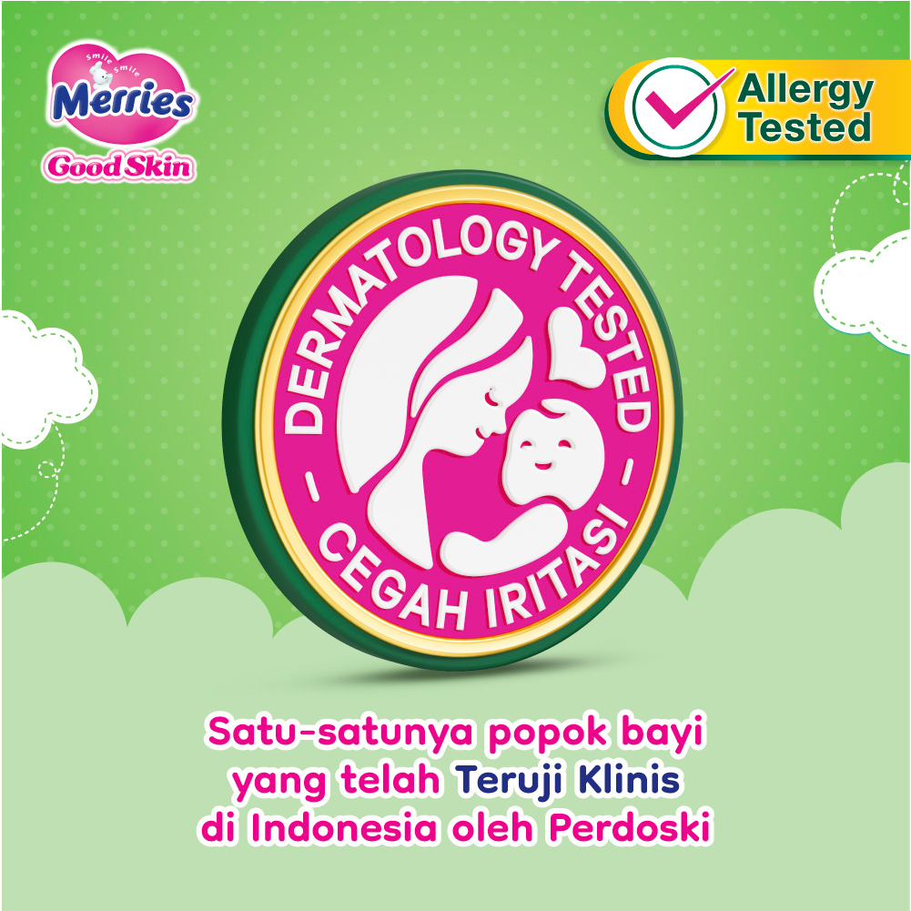 Merries Good Skin Pants Popok Bayi NB-S (3- 8kg) Isi 40 Buah Carton