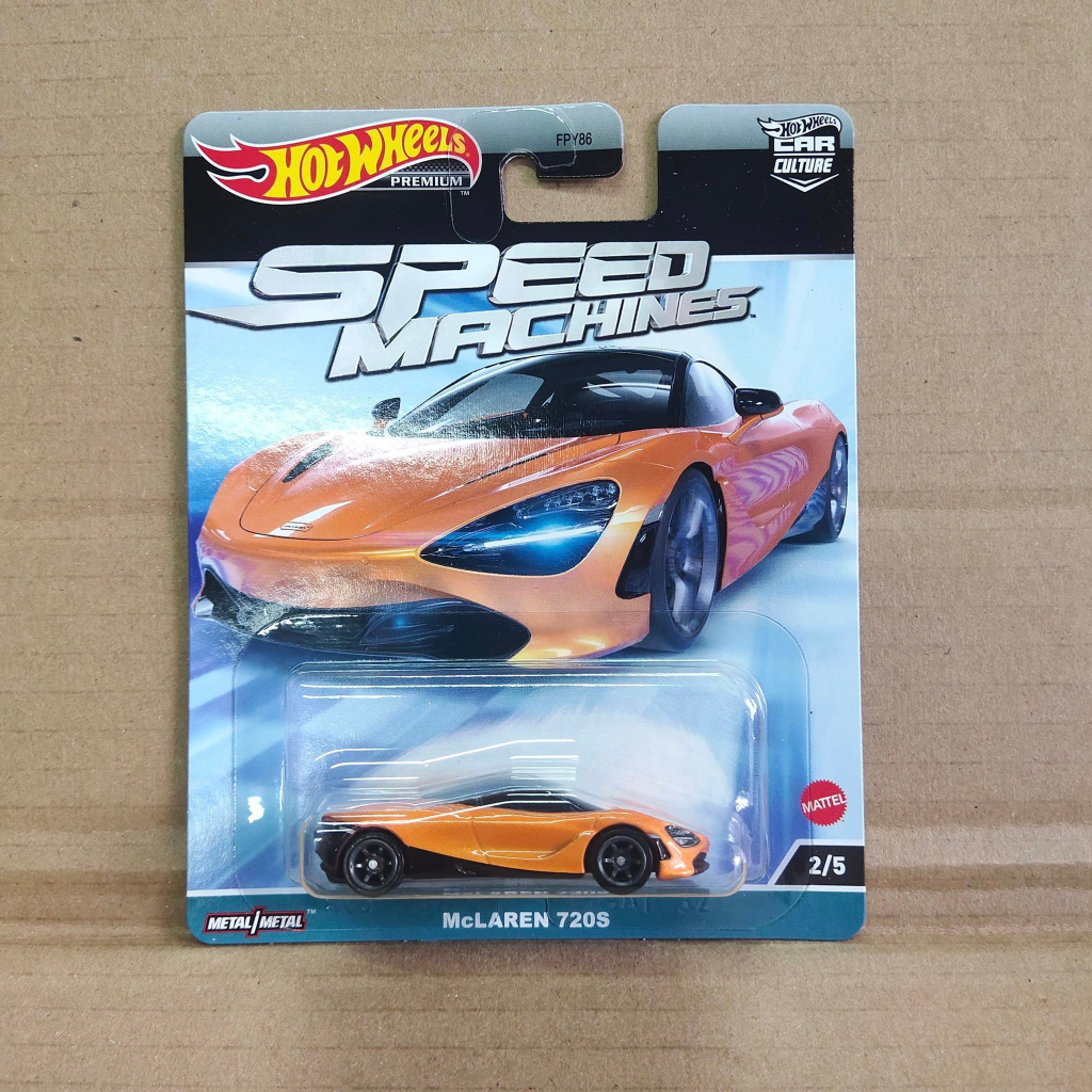 Hotwheels Speed Machines McLaren 720s Orange