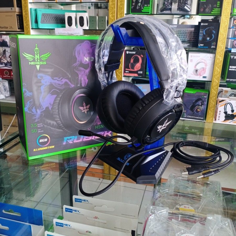 Headset Gaming RGB NYK HS-N09 Rubick