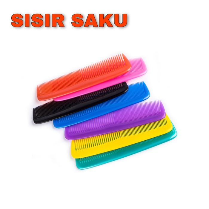 Sisir Rambut Model Saku / Sisir Saku Warna