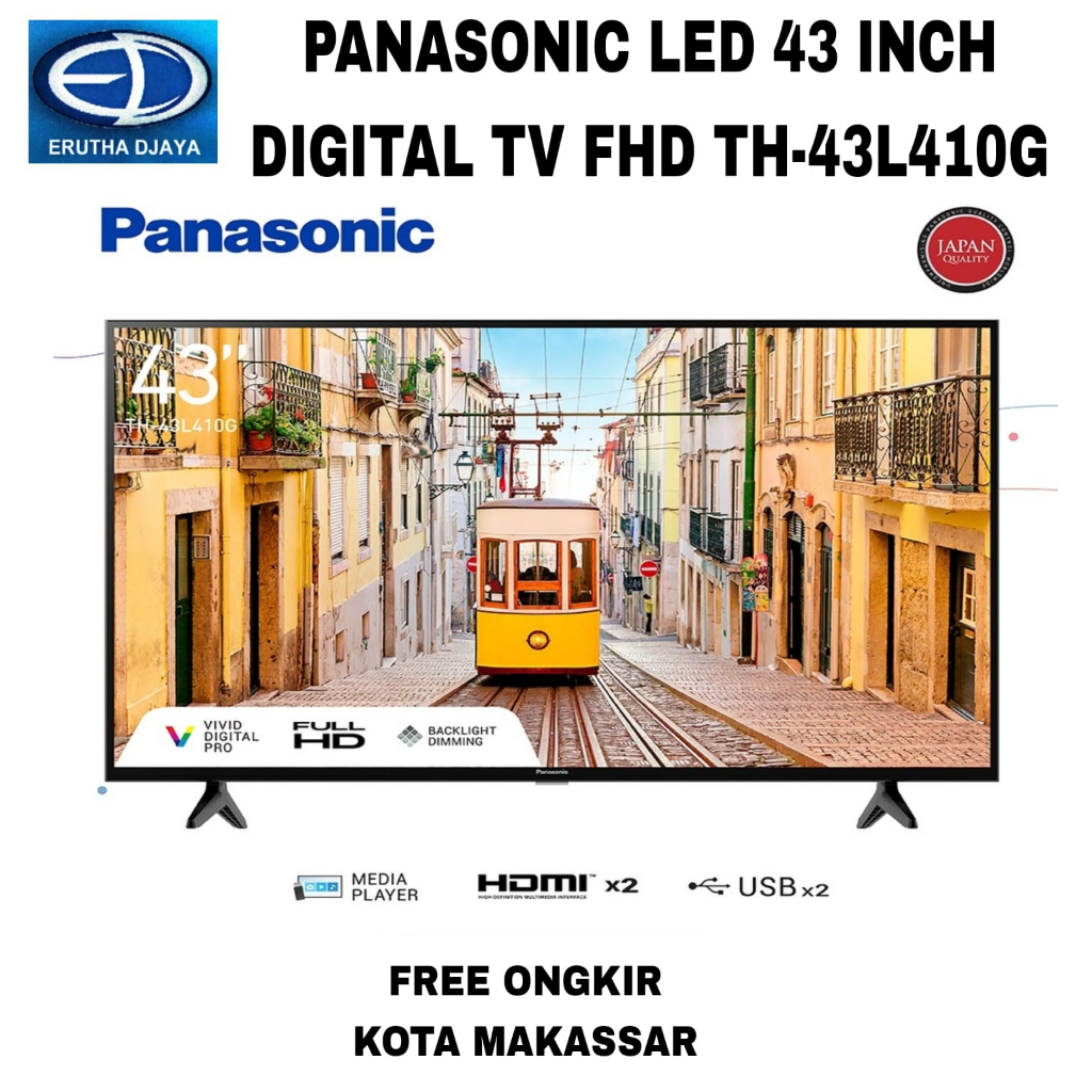 PANASONIC LED 43 INCH DIGITAL TV FHD TH-43L410G