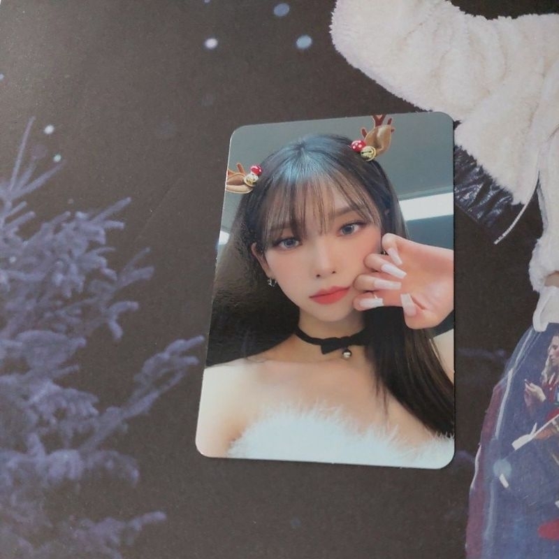 Aespa Pink Christmas Karina Official Photocard Random Pack @Kwangya Official