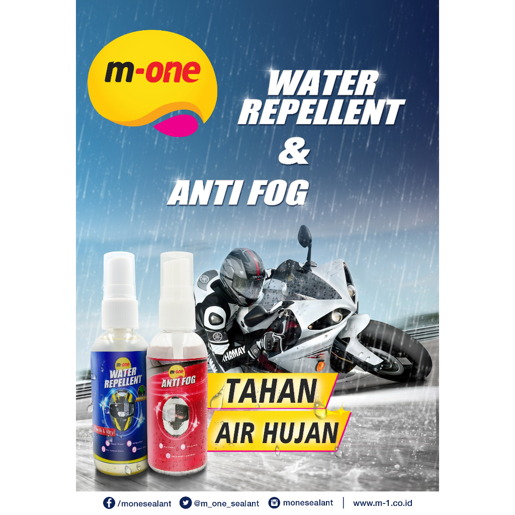 [M-One] Cairan Anti Air Hujan / Embun / Water Repellent / Anti Fog