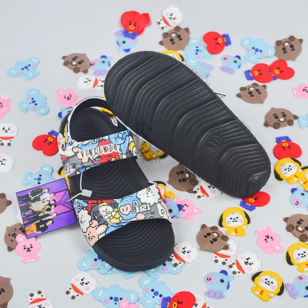 Sandal Anak Laki Laki Motif Karakter  BTS Sandal Gunung Anak Sendal Anak Terbaru Lucu  Sandal Anak Vincenz8
