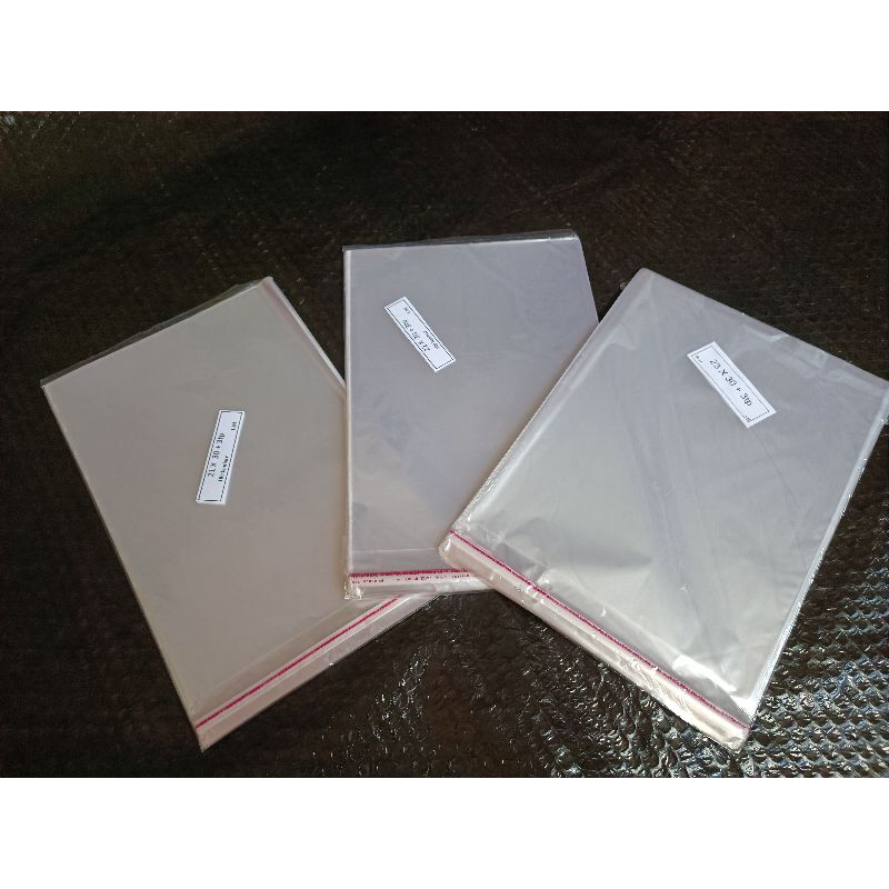 Plastik OPP Lem Bahan Tebal 21x30 22x30 23x30 OPP Lem Plastik Kartu Undangan