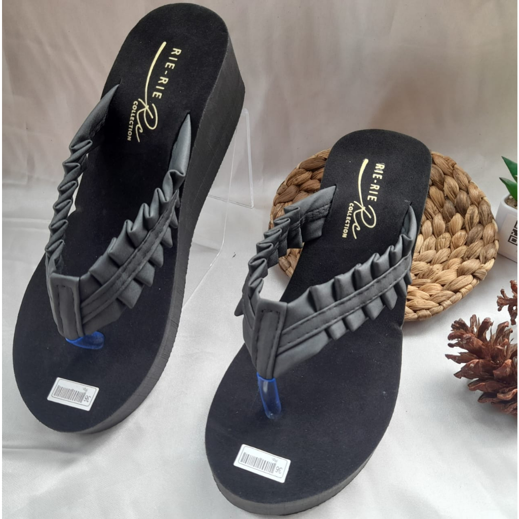 SANDAL WEDGES WANITA REMPEL TERBARU 2023