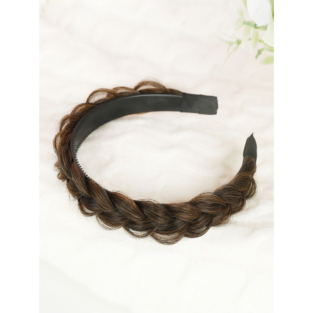 Bando Wanita Fashion Import Motif Kepang Wig