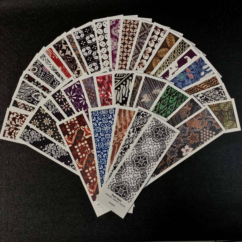 

30 LEMBAR PEMBATAS BUKU BATIK (MOTIF CAMPUR)
