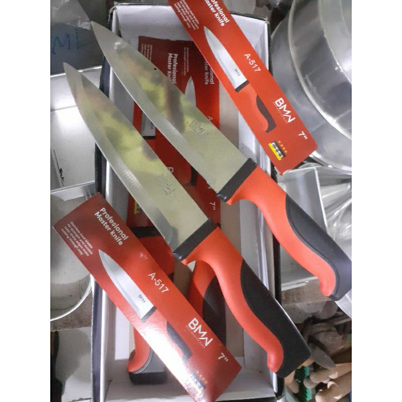 pisau BMW A-517 no 7 pisau tajam anti karat panjang pisau keseluruhan 30cm