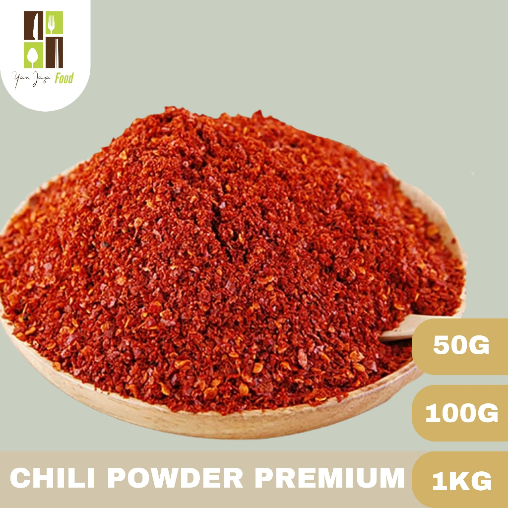 

Chili Powder Premium / Bubuk Cabe Premium/ Bubuk Cabai Merah Kemasan Repack 100G/50G