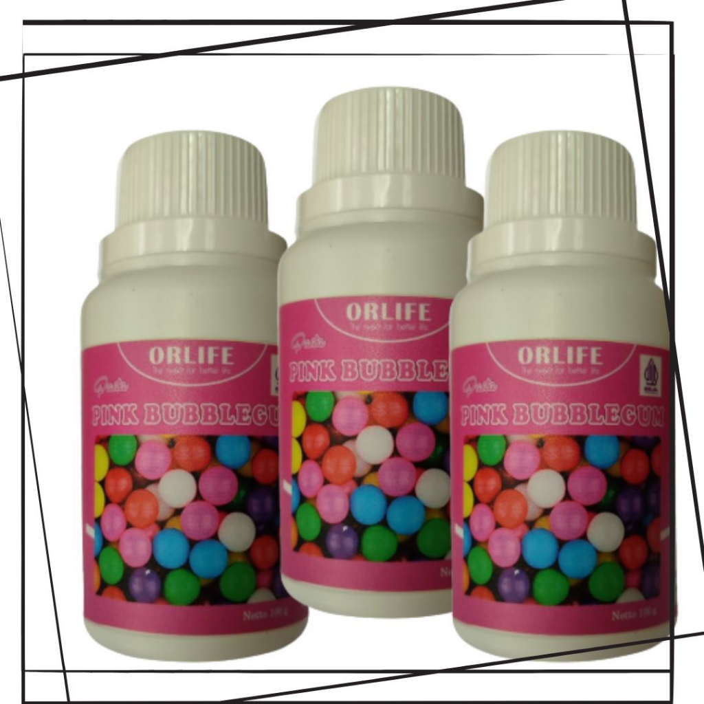 

Orlife Pasta Minuman Makanan / Perisa Minuman Orlife / Orlife 100gr / Orlife Rasa Pink Bubblegum Atau Permen Karet Pink terlaris