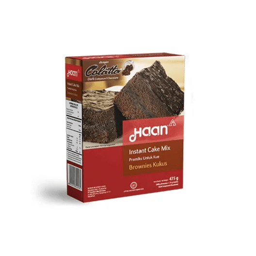 

Haan Brownis 475 gr KOTAK / Brownies instant | BPOM RI ✅