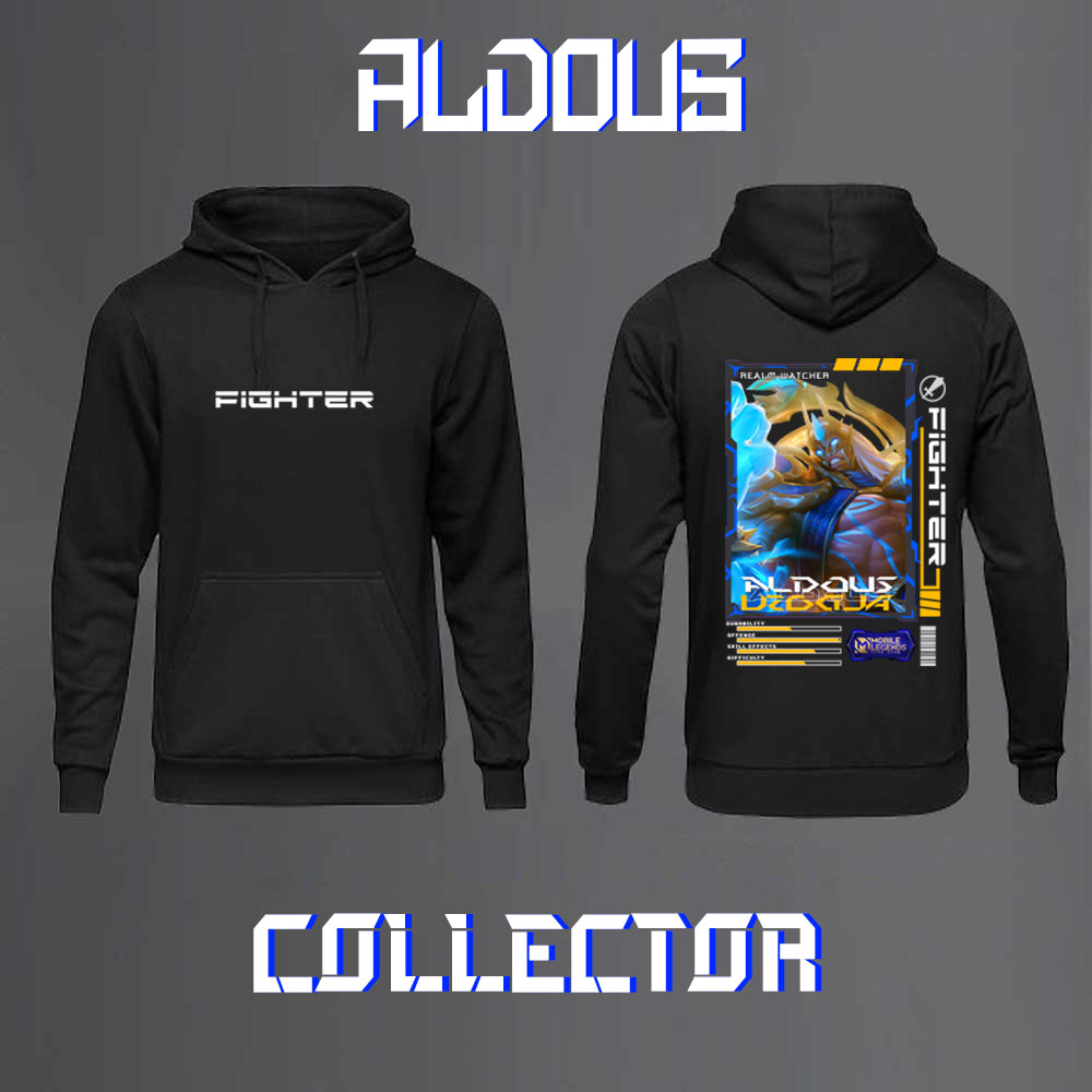 SWEATER HOODIE MOBILE LEGEND ALDOUS FIGHTER SKIN KEREN//SWEATER HOODIE ML//SEWATER MOBILE LEGEND//SW
