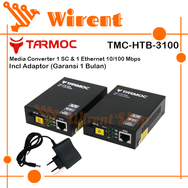 Tarmoc TMC-HTB-3100 Media Converter HTB 3100 10/100 1FO 1Lan