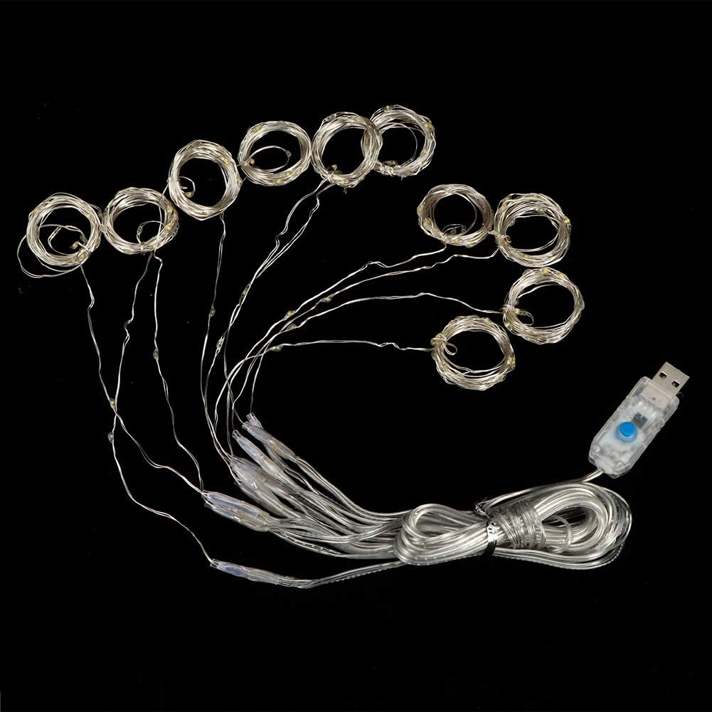 MMM Lampu Tumblr Tirai Led 3x3Mtr 300 LED Lampu Gorden 4Meter 96 LED Hiasan Lampu Tirai Kawat Tembaga Dekorasi Taman Cafe Wadding Pernikahan Murah Import