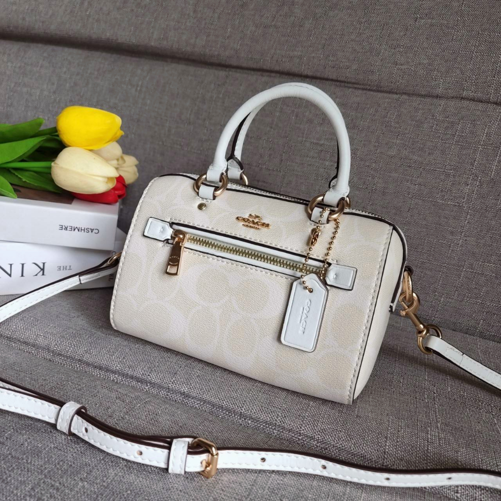 C9947 Coach Women Bag Mini Rowan Crossbody In Signature Canvas Crossbody Slingbag