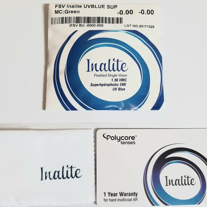 Lensa Kacamata FSV Inalite Blue Sup (Lensa anti Radiasi)