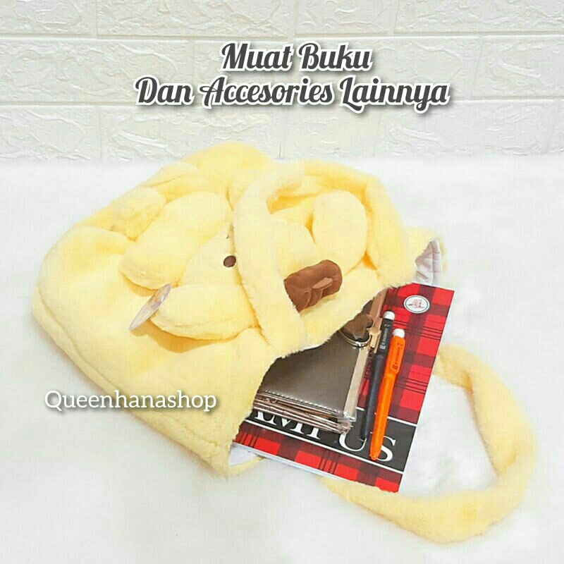 New Tas Pundak Kotak Boneka Cute Karakter Tas Teng-teng Cewek