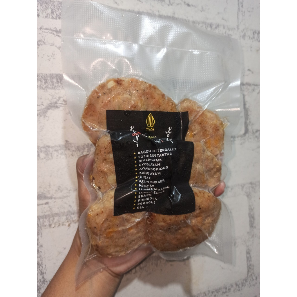

PATTY CHICKEN BURGER hallal frozen by KOKONI FOOD BINTARO