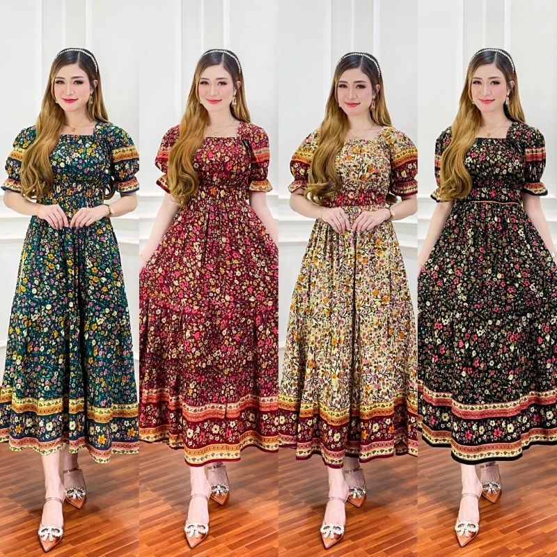 Long Dress Moza Lengan