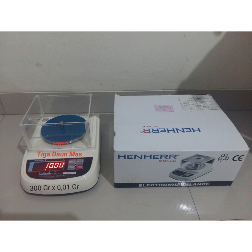 Timbangan Emas / Timbangan Laboratorium / Analitik 300 Gr /0,01 Gr