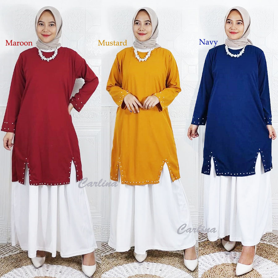 CARLINA GAMIS MUTIARA ASMARA LUCIANA KOMBINASI MAXY WANITA