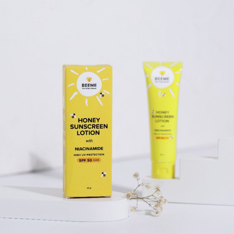 BEEME,beeme honey sunscreen lotion,skincare bumil,krim busui,krim bayi,skincare anak
