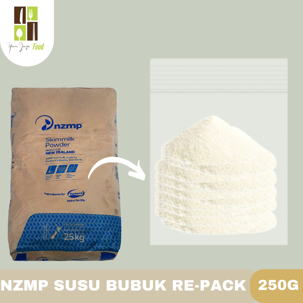 NZMP Skim Milk Powder / Susu Bubuk Full Cream/ New Zealand Kemasan Repack 250/100g