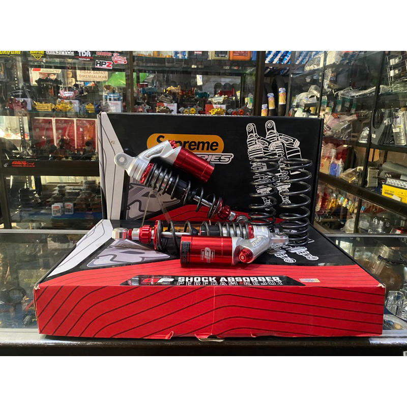 SHOOCK RIDE IT GP SUPREME SERIES GREY UKURAN 320 DOUBLE PIR