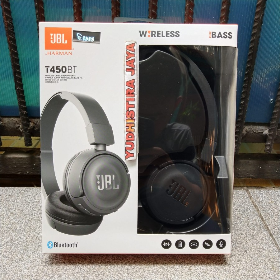 JBL T450BT Headphone On-ear Wireless