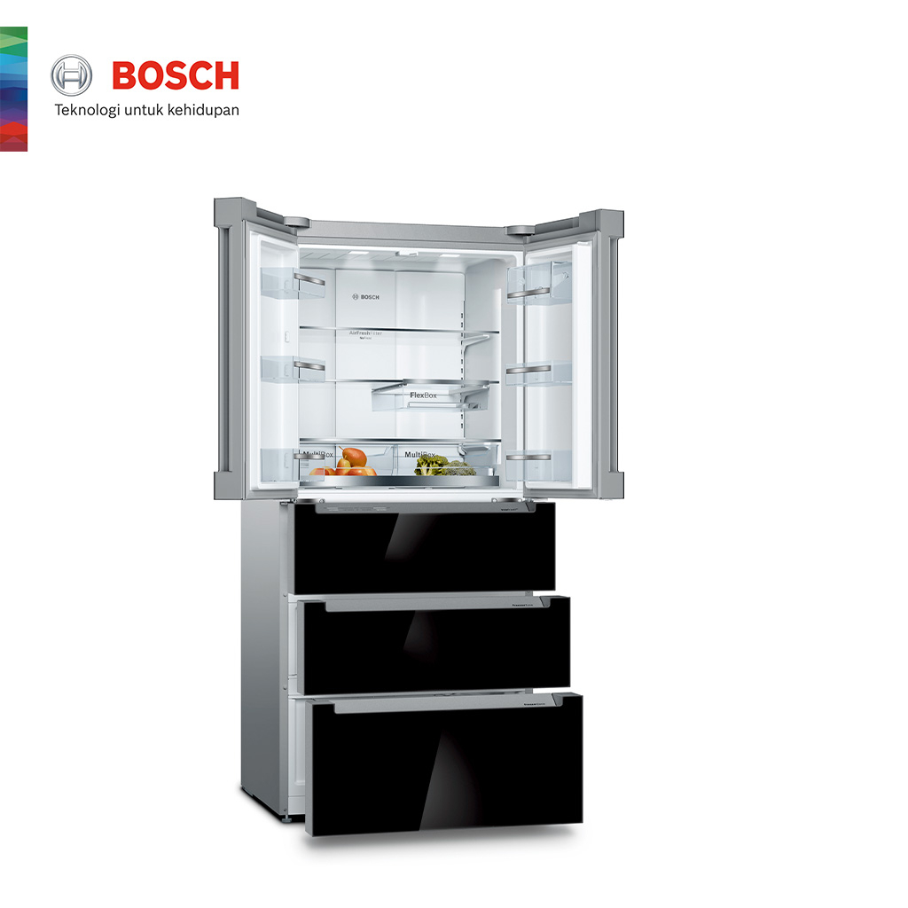 Bosch KFN86AA76J Kulkas French Door Freestanding / Refrigerator