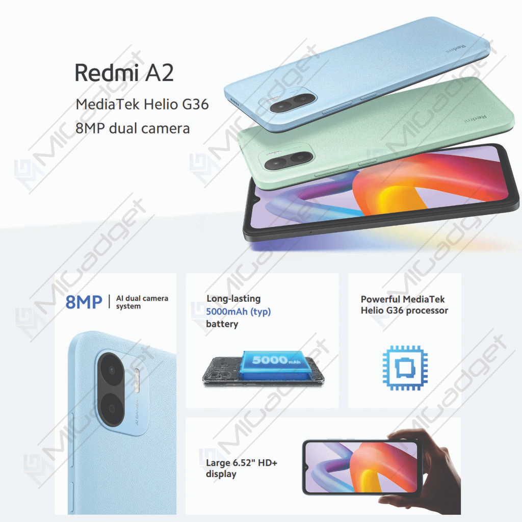 Xiaomi Redmi A2 3/32 Upgrade Redmi A1 Garansi Resmi