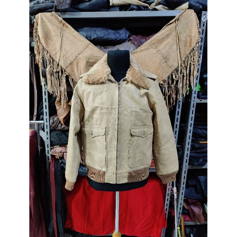 JAKET KULIT PILOT ROYAL LEATHER FLIGHT JACKET