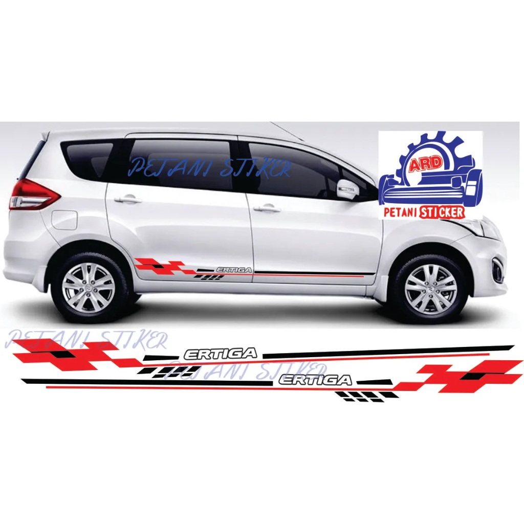 LIST SAMPING STIKER MOBIL SUZUKI STICKER MOBIL ERTIGA BODY SAMPING ALL NEW ERTIGA CUTTING STIKER