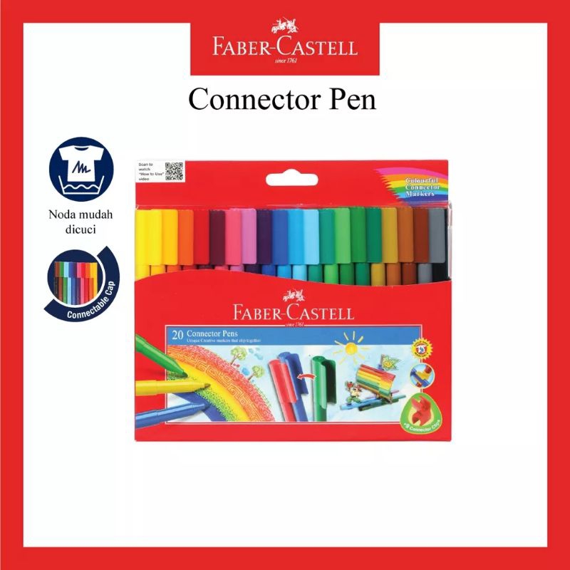 

20 connector pens Faber Castell