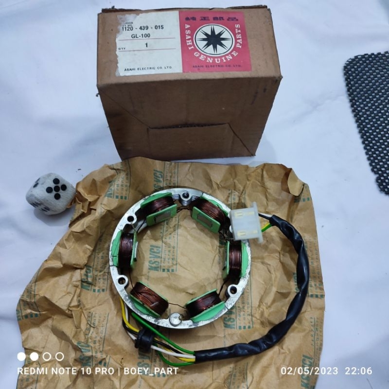 Spul spull spool spol pengapian Honda gl100 gl225 gl 100 125 original asashi nos japan