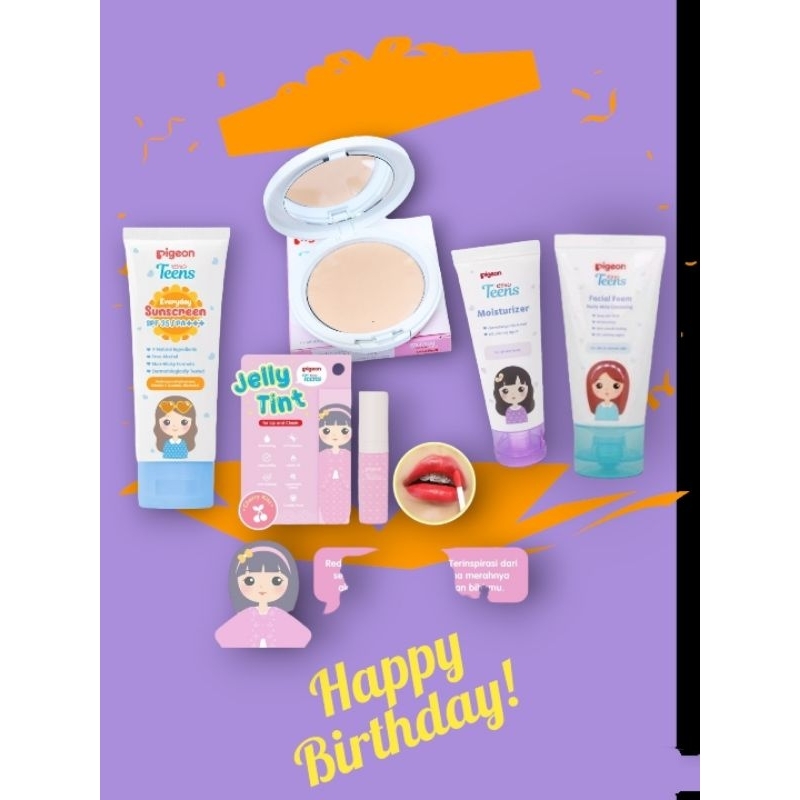 1Set Make Up Anak Remaja Bpom Skincare Sekolah Pondok Paket Bedak Padat Lengkap Murah Hemat