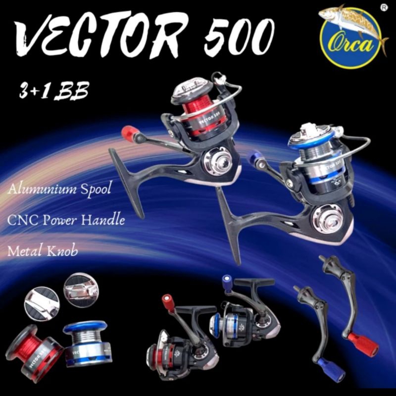 SPINNING REEL ORCA VECTOR 500 POWER HANDLE