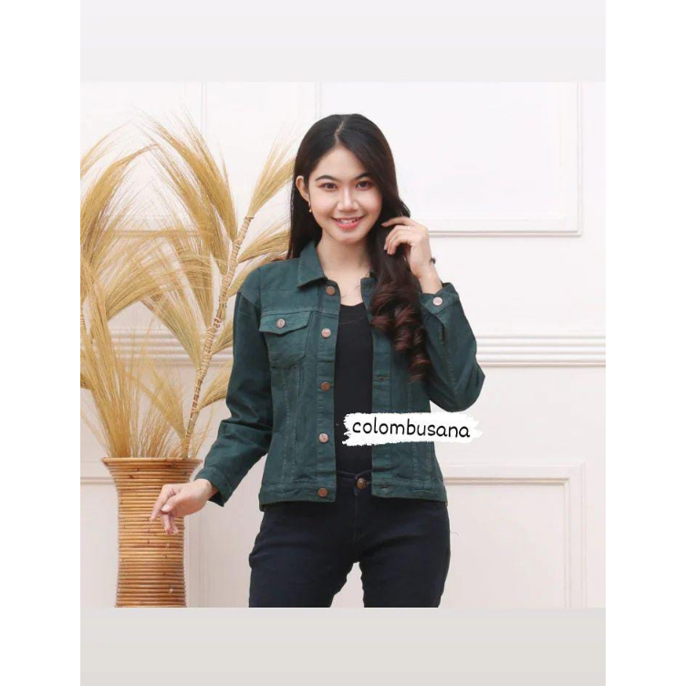 Jaket Jeans Wanita Kekinian / Jaket Cropty