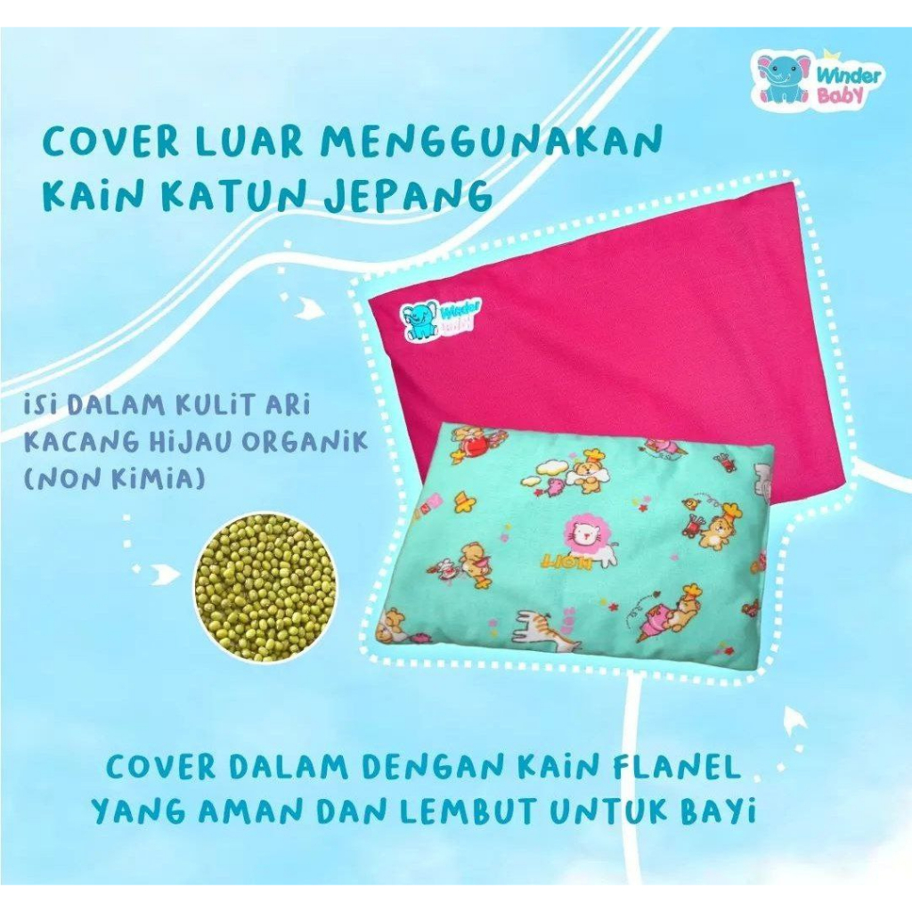 Tahan Lama Bantal Anti Peyang Bayi Winder Baby Bantal Anti Peyang Untuk Bayi Bantal Bayi Anti Peyang