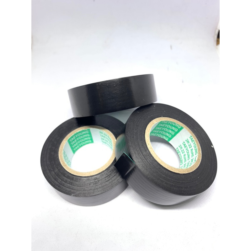 

isolasi solasi kabel liatrik solasi hitam taeyoung tape made in korea