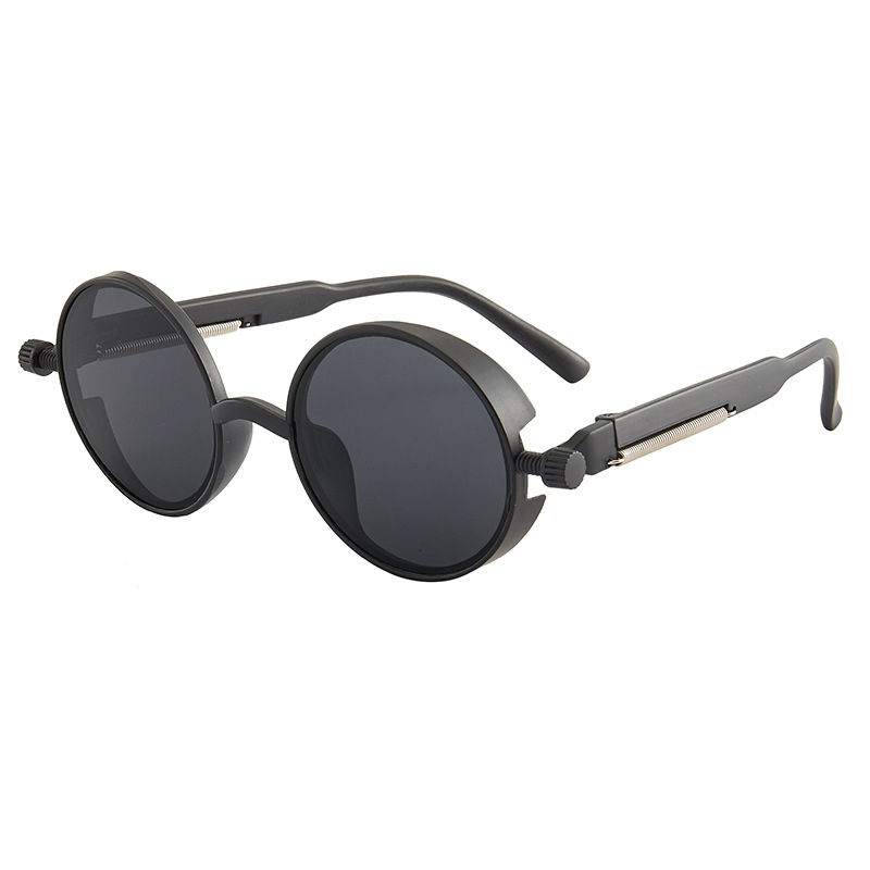 kacamata retro STEAMPUNK VINTAGE BULAT original sunglasses GAUL CHILL SANATAI pria wanita motor Kaca