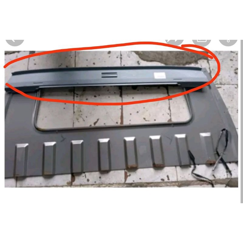 Tulang atap ORI Mitsubishi L300, penahan dinding belakang, sandaran