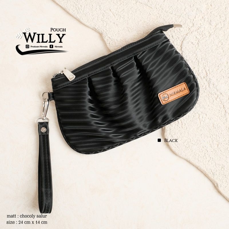 POUCH WILLY ORIGINAL BY NIRMALA BAHAN CHOCOLY SALUR ANTI AIR PREMIUM